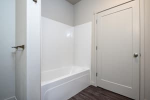Bathroom with bathtub at 459 Rock Apartments, 459 SE 192nd Ave, Gresham, Oregon 97233