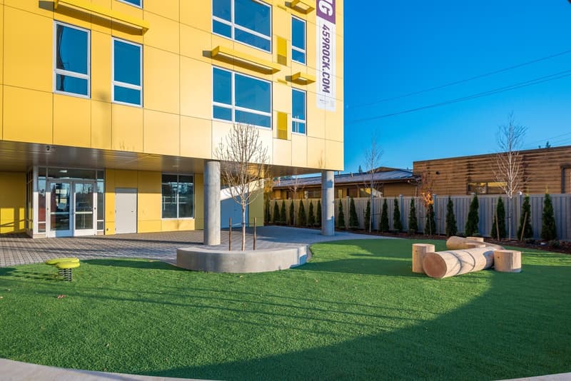 Exterior view of 459 Rock Apartments in Gresham, Oregon