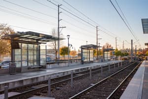 Rockwood MAX station platform near 459 Rock Apartments, 459 SE 192nd Ave, Gresham, Oregon 97233