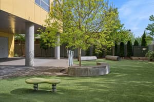 Exterior with landscaped garden, paved area at 459 Rock Apartments, 459 SE 192nd Ave, Gresham, Oregon 97233