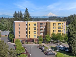 Exterior with multi story building, landscaped garden at 459 Rock Apartments, 459 SE 192nd Ave, Gresham, Oregon 97233