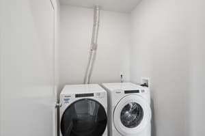 Laundry with washer, dryer at 459 Rock Apartments, 459 SE 192nd Ave, Gresham, Oregon 97233